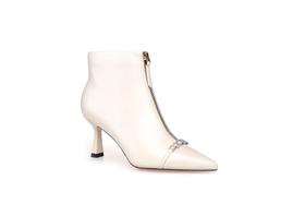 豪麟名鞋奥莱迪嘉女鞋短靴胎牛皮革DJYYA32WN007白色  原价2660元