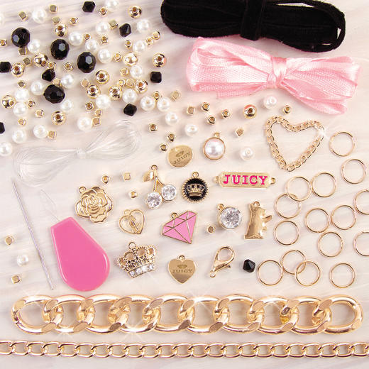 make it real美益睿Juicy Couture手链吊坠DIY玩具套装 商品图7