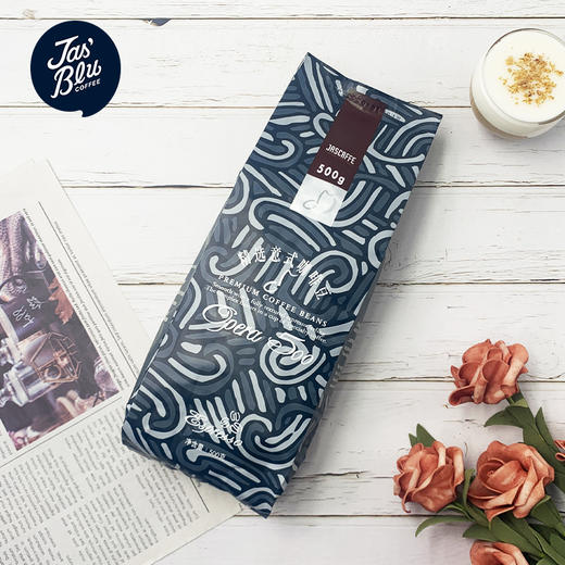 【经销商专区】【咖啡熟豆】Jasblu爵世精选500咖啡豆500g/袋*10袋/箱 中深烘焙 商品图1