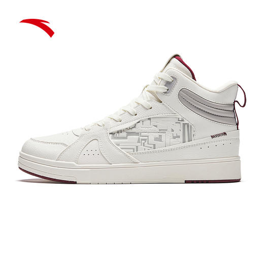 【39、40断码】安踏街顽SE丨高帮板鞋男鞋2023秋季新款厚底复古运动鞋112348058【库存有限，如无货将做退款，介意慎拍！】 商品图3