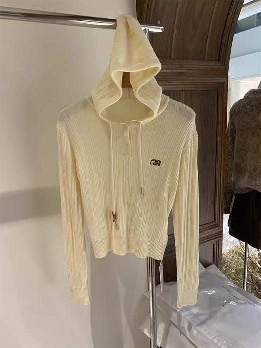 女带帽毛织上衣8096 商品图1