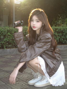 这个秋冬没有一件#皮衣外套真的说不过去！！