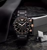 Armani阿玛尼手表黑武士陶瓷表带飞行员防水石英男士腕表AR70002 商品缩略图4