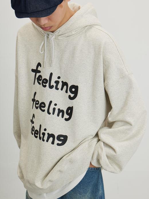 CryingCenter  feeling印花秋冬连帽男女卫衣宽松版型 哭喊中心 商品图0