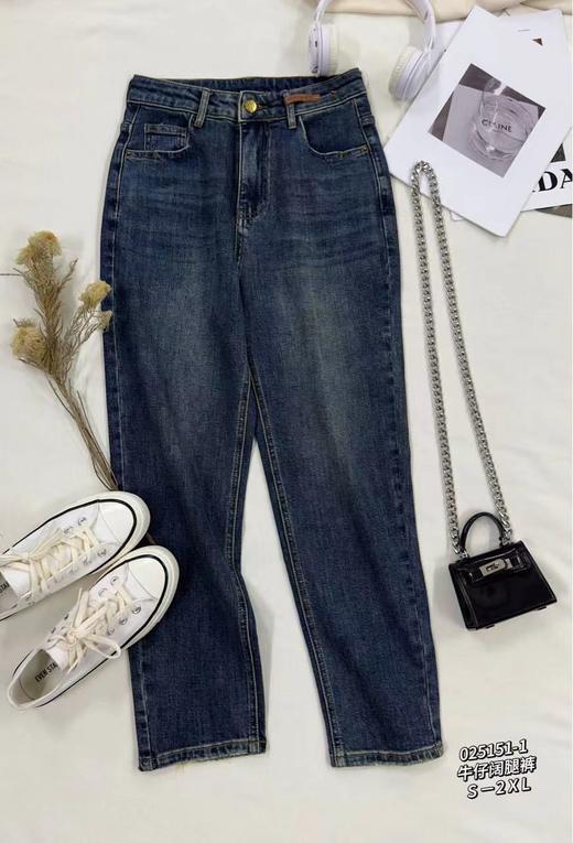 女牛仔阔腿裤25151 商品图0