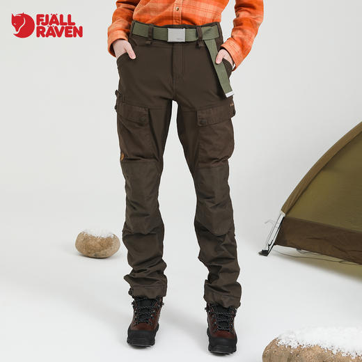 北极狐女迷彩户外耐磨工装防泼水露营保暖长裤 86370 商品图0