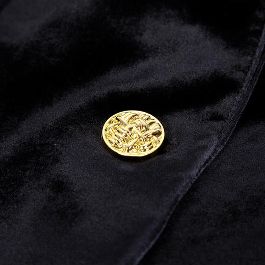 NG117斯尔丽2023秋季新款合体修身金丝绒西装外套 商品图5