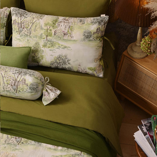 卢瓦尔河谷四件套全棉纯棉床单被罩枕头床品轻奢高级感 商品图2