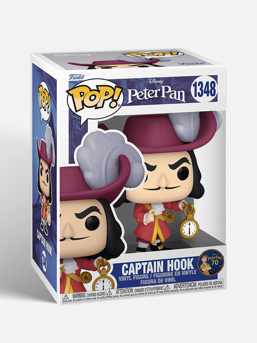 Funko POP! Disney Peter Pan70th Hook动画迪士尼彼得潘70周年虎克船长与钟手办 70695 商品图4