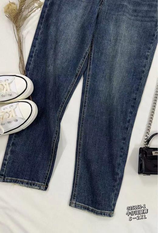 女牛仔阔腿裤25151 商品图3