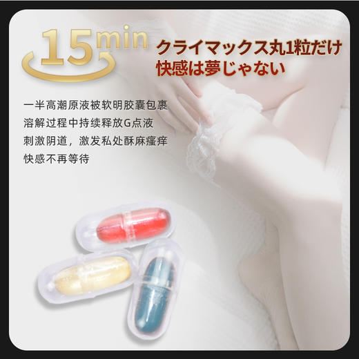 【情趣用品】爱威康 三色潮丸胶囊润滑剂 商品图6