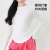 熳洁儿 女士保暖内搭修身显瘦不规则褶皱显腰细打底衫保暖上衣可外穿23757107 商品缩略图1