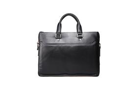 豪麟名鞋奥莱迪嘉男包牛皮革皮包TMPB32AM202黑色  原价2460元