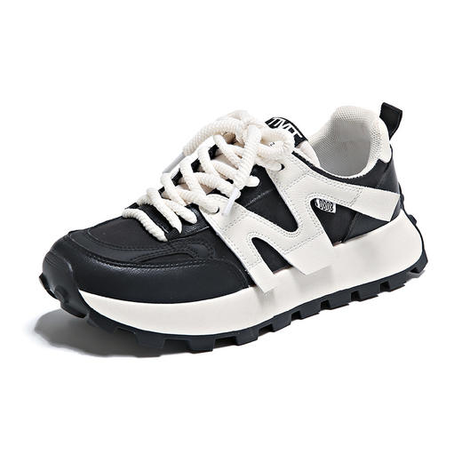 「两色可选！颜值派」ins潮韩版新款阿甘鞋 2023秋季学生运动跑步鞋休闲老爹鞋厚底 商品图4