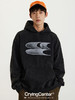 CryingCenter秋冬新款裂纹logo做旧水洗炒色连帽卫衣基础潮牌上衣 商品缩略图2