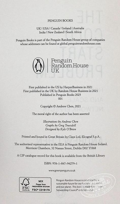 【中商原版】冷启动问题 如何启动和扩展网络效应 The Cold Start Problem 英文原版 Andrew Chen 企业投资 克服资源限制 商品图3