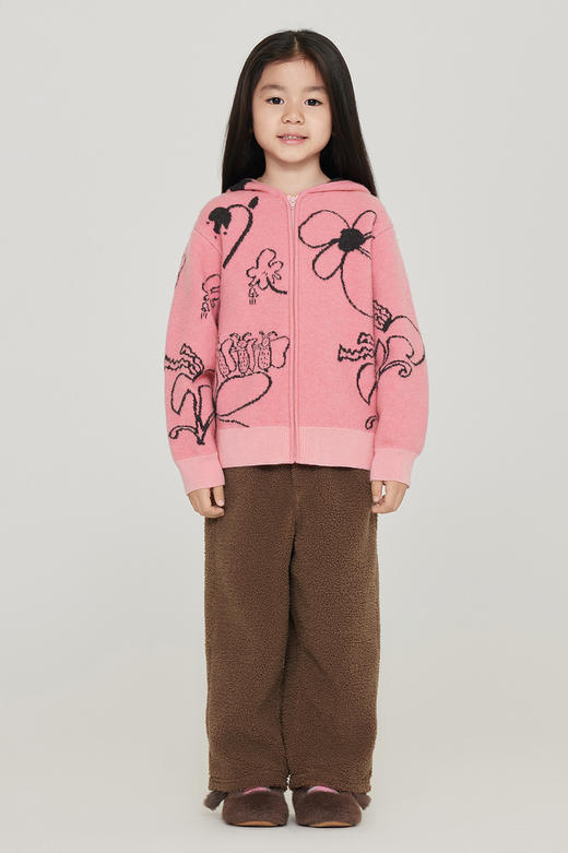 jnby  23年冬款  中长款开襟毛衫 1NA311100 商品图0