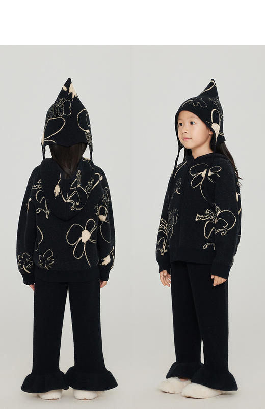 jnby  23年冬款  中长款开襟毛衫 1NA311100 商品图10