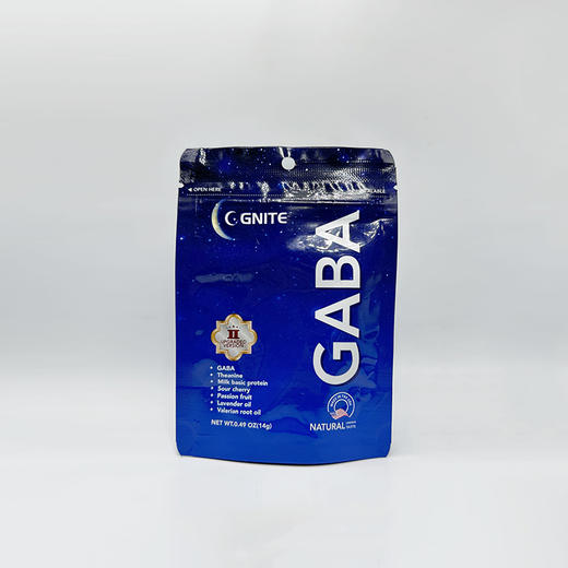 GABA睡眠软糖2代 葡萄味 美国GNITE 60粒/瓶 商品图7