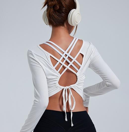 【限时秒】YOGACODE【火树银花系列】宽松运动上衣瑜伽服长袖YCDSL628（无胸垫） 商品图0