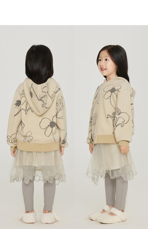 jnby  23年冬款  中长款开襟毛衫 1NA311100 商品图7