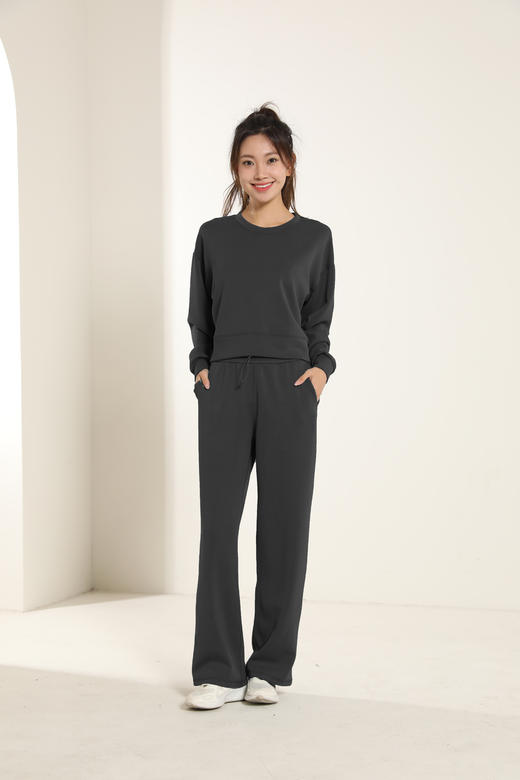 哈瓦塔直通抽绳加厚秋装休闲运动裤 H321152 商品图11