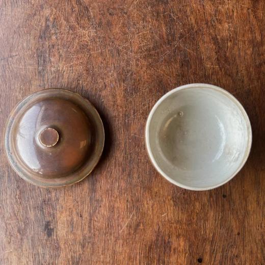 定窑外柿红内白釉盖碗，顺丰包邮 商品图4