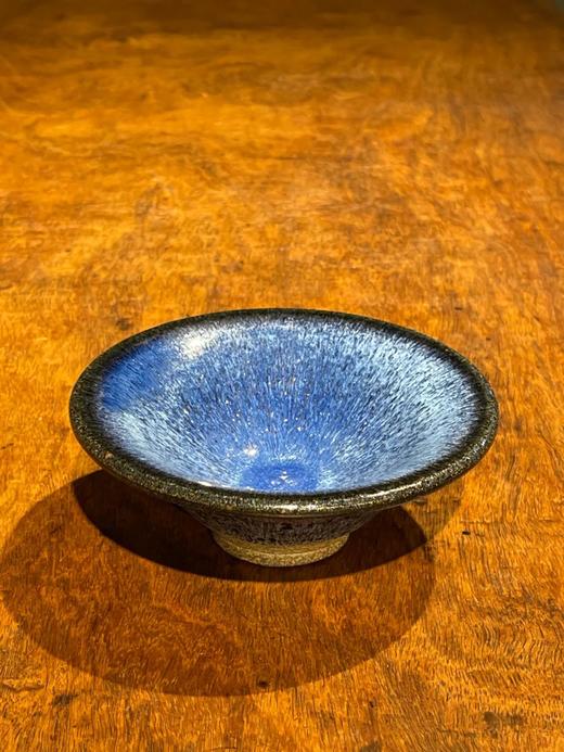 蓝曜变兔毫斑天目盏与黑白刻花盏托，顺丰包邮 商品图6