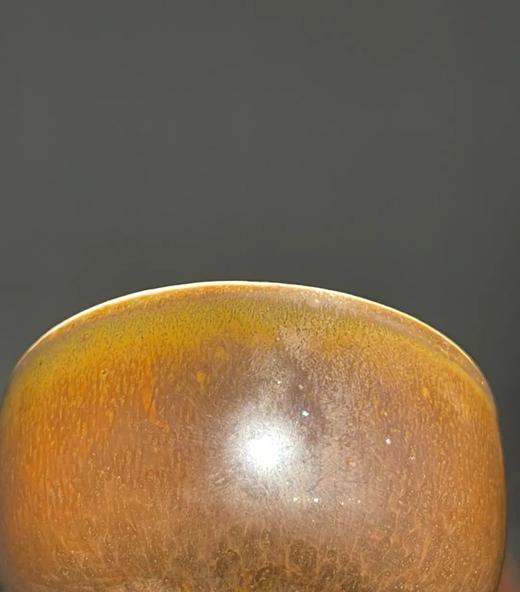 定窑外柿红内白釉盖碗，顺丰包邮 商品图12