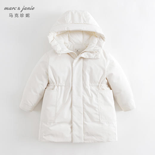 【三防】马克珍妮冬装新款 女童休闲连帽长款羽绒服 231739 商品图3