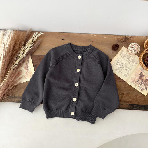 【百搭设计风格，提供温暖的护理！】新生儿开衫毛衣春秋宝宝针织衫男女儿童百搭洋气薄款外套婴儿衣服 商品图6