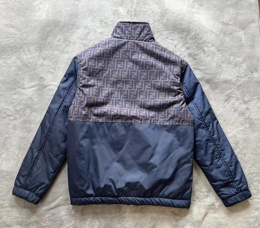 FD 男士 黑徽标印花梭织拼接 休闲棉夹克外套 Z-11088 商品图14