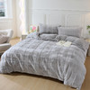 【自营】悠梦嘉居獭兔绒轻奢四件套天际灰4500g 商品缩略图2