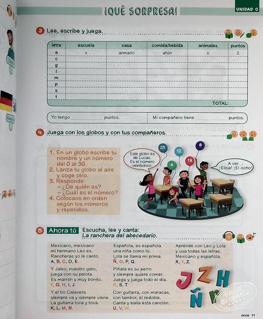 【中商原版】西班牙少儿教材 Lola y Leo 2 学生用书  A1.2  Lola y Leo 2  Libro del alumno 西语 西班牙语原版 商品图5