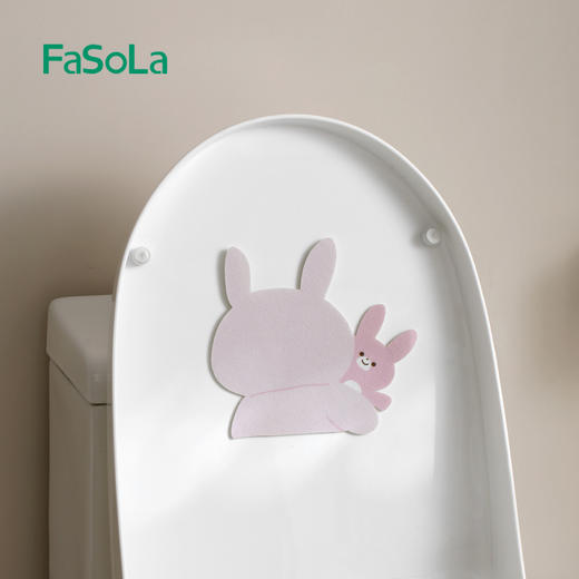 FaSoLa马桶除臭贴卡通毛毡马桶贴纸浴室防水香薰除异味座便器装饰贴 商品图4