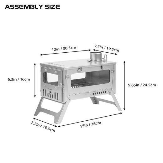 Pomoly T1 mini/mini 3 迷你版 折叠钛炉 商品图2