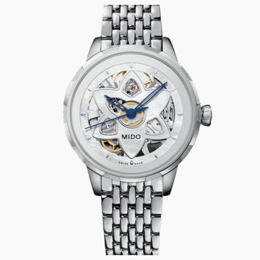 美度 MIDO 花淅系列绽放款长动能女士腕表-星光银 M043.236.11.101.00 商品图0