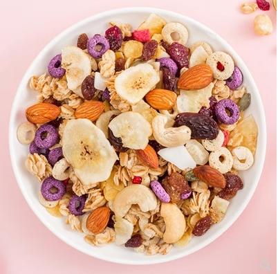 西麦西澳阳光多种水果+蓝莓坚果+莓果多多燕麦脆450g*3袋干吃燕麦 商品图1