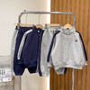【高品质时尚，舒适兼具的选择！】秋季新款童装儿童运动套装撞色字母休闲两件套男童春秋装是您孩子的理想选择 商品缩略图1