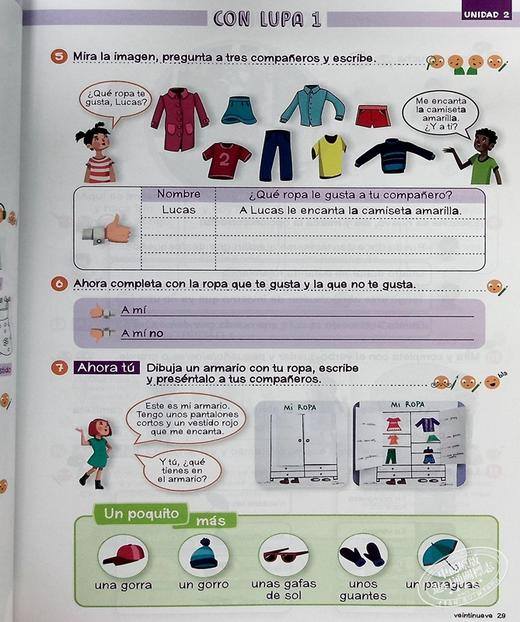 【中商原版】西班牙少儿教材 Lola y Leo 2 学生用书  A1.2  Lola y Leo 2  Libro del alumno 西语 西班牙语原版 商品图7