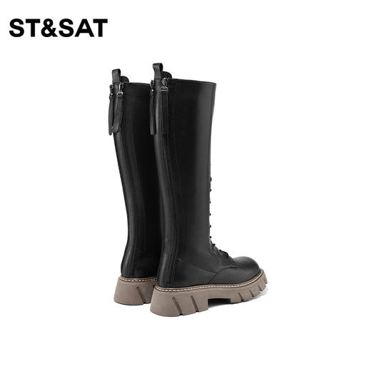 星期六潮酷厚底高筒骑士靴SS34117535 商品图6