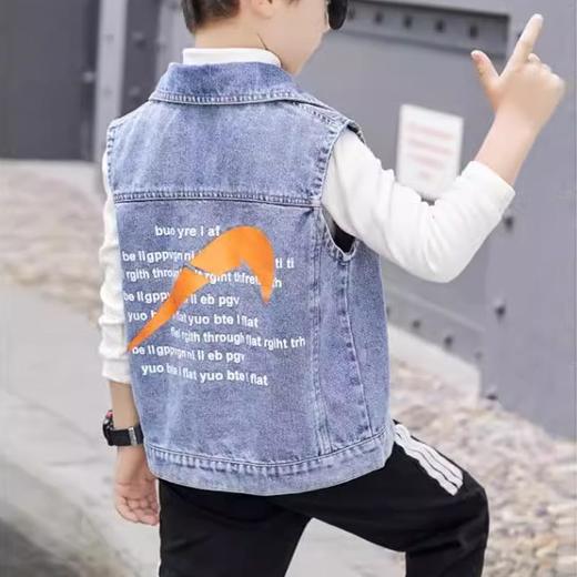 裁缝学苑TX24牛仔马甲纸样儿童背心外穿男童坎肩马夹童装裁剪衣服 商品图4
