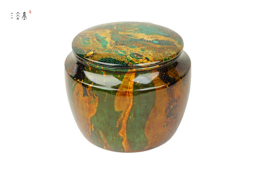 三希堂 流霞系列 敦煌大漆茶罐 商品图4