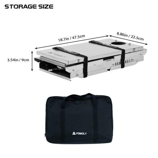 Pomoly T1 Ultra/Ultra 3 加大版 折叠钛炉 商品图3