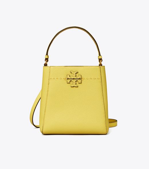 折上折！Tory Burch TB 小号 MCGRAW 桶包 🍋黄色特价 商品图3