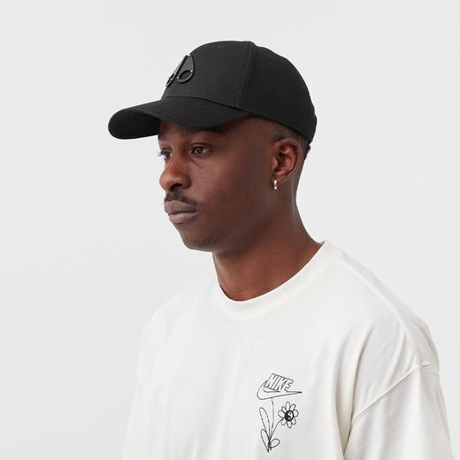 【二】MOOSE KNUCKLES 男士金属驼鹿指节徽标棒球帽 黑色 M31MA534 283 商品图2