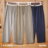 马登工装 美式休闲空气层卫裤cityboy宽松垂感抗皱弹力直筒裤男秋 商品缩略图2