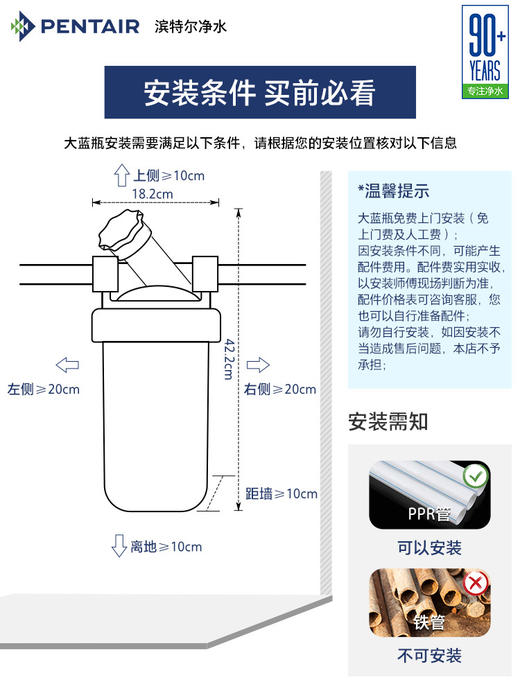 滨特尔/净水/大蓝瓶20寸 商品图1
