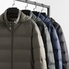 【新款DTH】大依优型大码连帽羽绒服白鸭绒可拆卸帽保暖加厚加肥加大上衣男士外套胖子 商品缩略图2