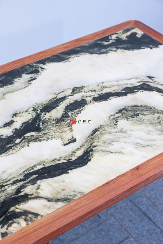 红桥红  家具严选  缅甸花梨（大果紫檀）【云石 88拍卖款刀牙小条案】 商品图4